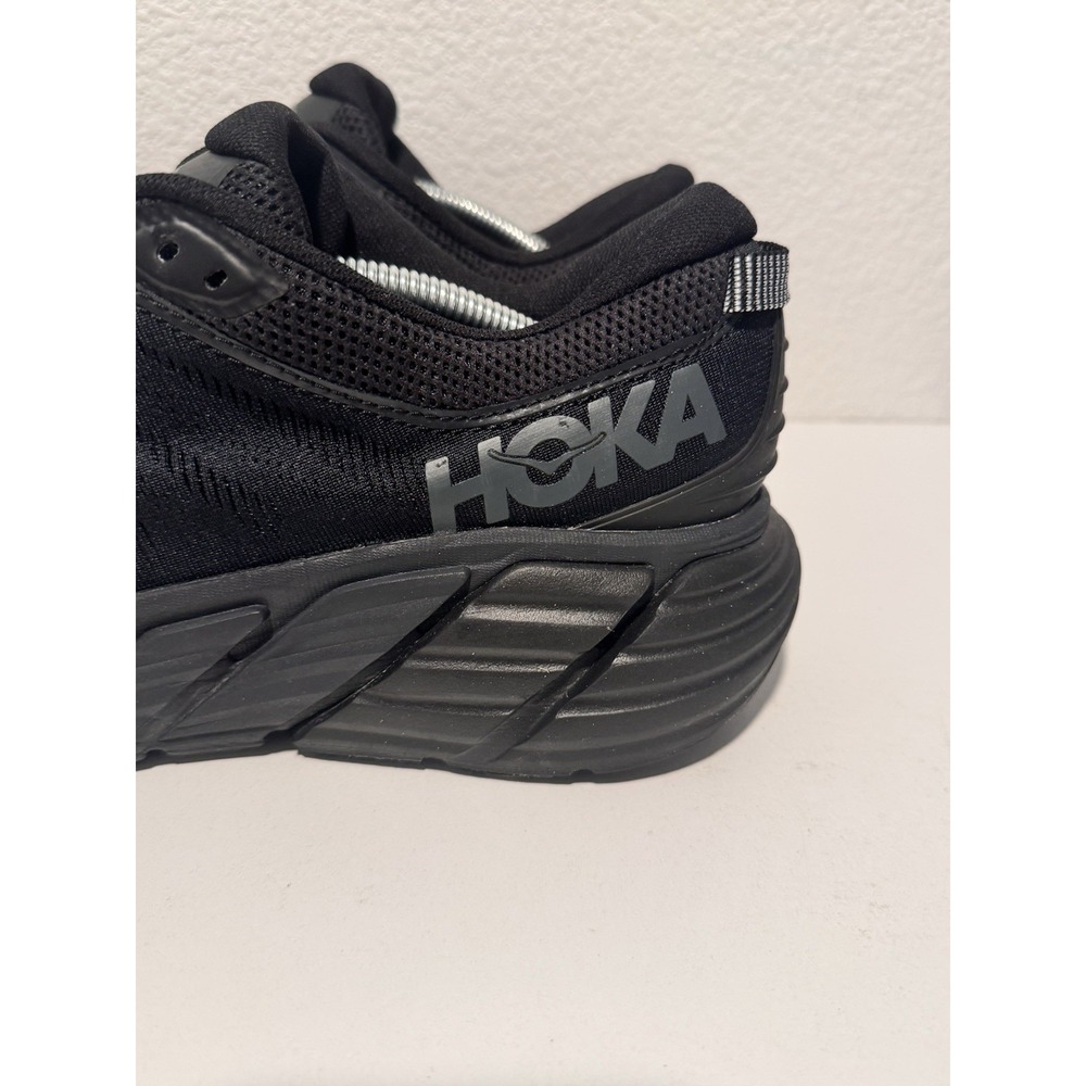 Hoka One Mens Gaviota 3 Running Shoe Size 13 Black Sneaker Active Gym Workout - Picture 2 of 14